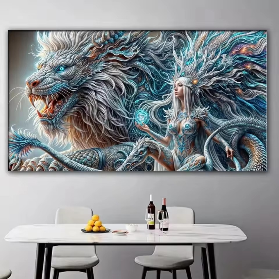 Gothic Dragon Queen 5D Diy Dia - Queen Art Craft recensie en prijs