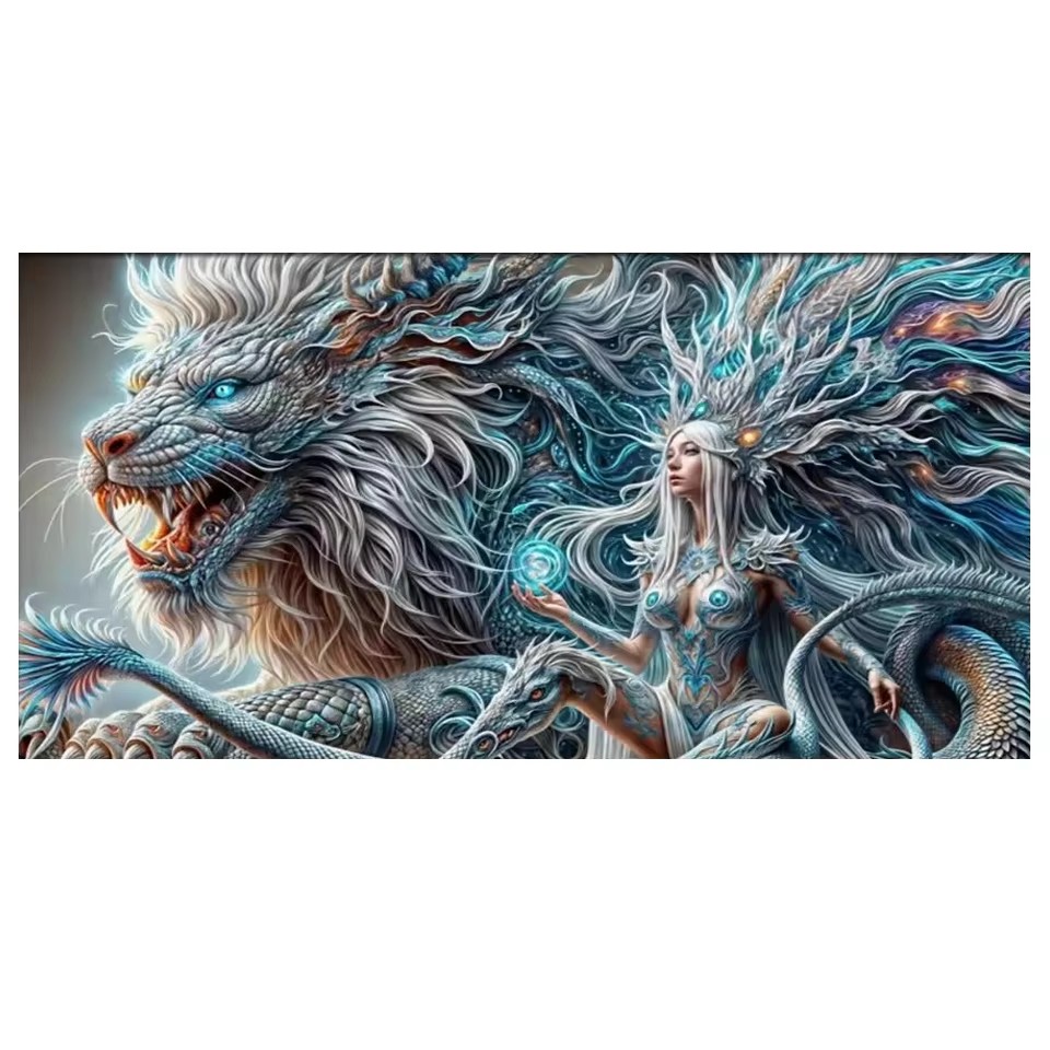 Gothic Dragon Queen 5D Diy Dia - Queen Art Craft recensie en prijs