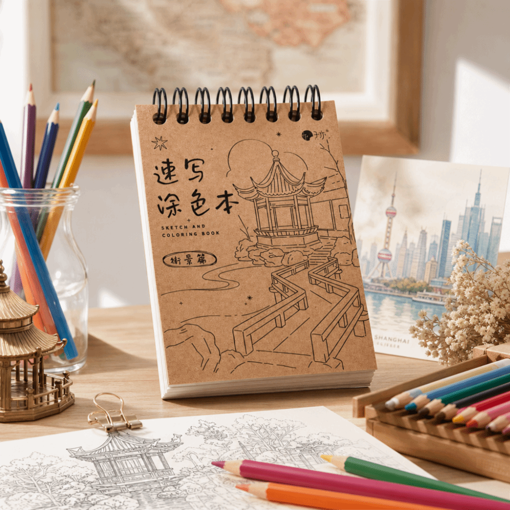 Tracing Line Vintage Kleur- en - Art Craft Notebook recensie en prijs