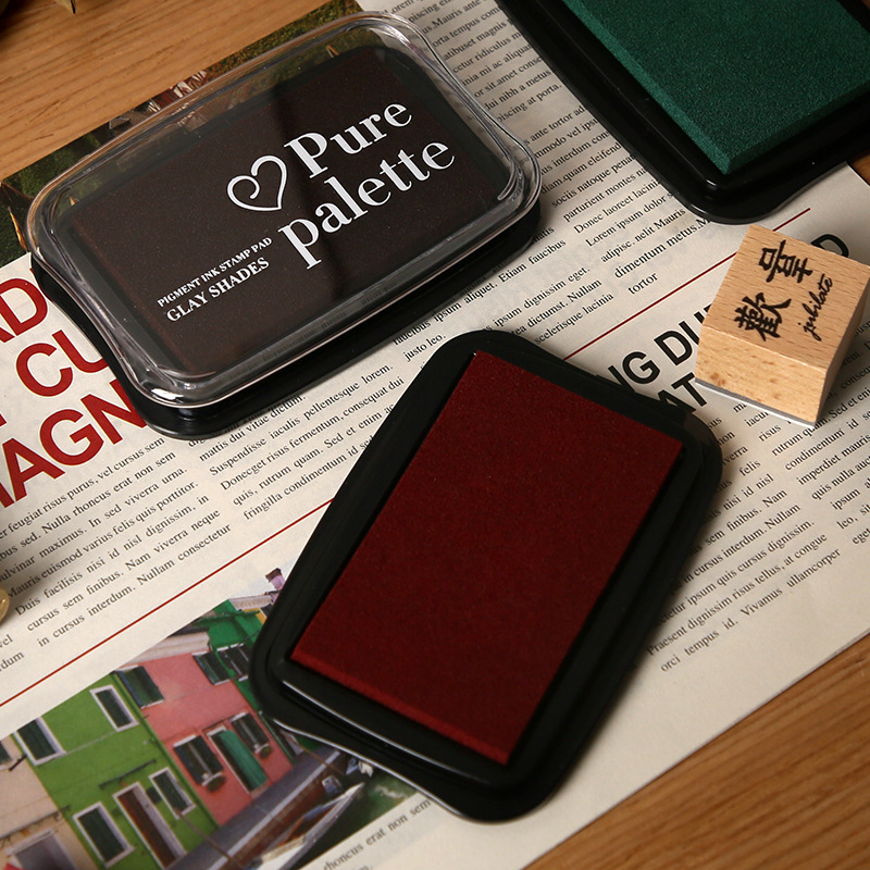 12 kleuren vintage effen kleur - Stamping Ink Pad recensie en prijs
