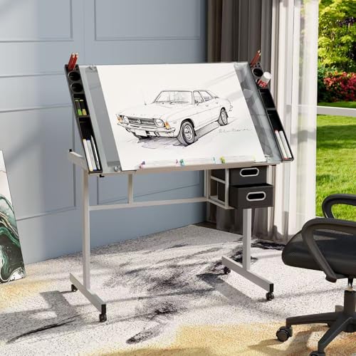 Verstelbare tekentafel met gla - Art Craft Usa recensie en prijs