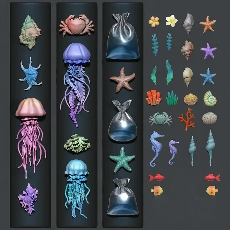 3D Ocean Series Siliconen Kwal - Art Craft Jellyfish recensie en prijs