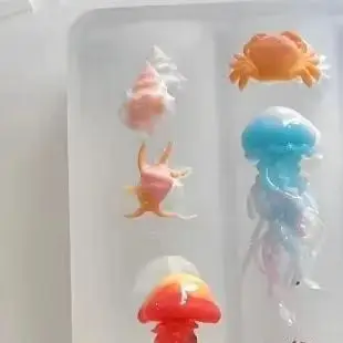 3D Ocean Series Siliconen Kwal - Art Craft Jellyfish recensie en prijs