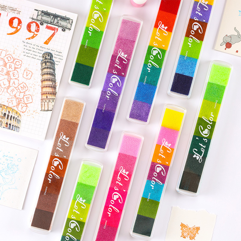 Leuke mixkleurige stempelkusse - Stamping Ink Pad recensie en prijs
