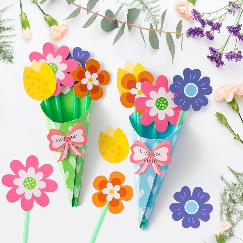 12 stuks bloemenboeket knutsel - Art Craft Mother'S Day recensie en prijs