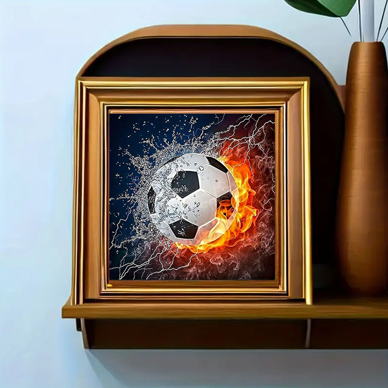 Een set voetbal-diamantschilde - Art Craft Adult recensie en prijs