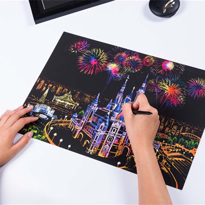 Nieuwe Creative Magic Scratch  - Art Craft Notebook recensie en prijs