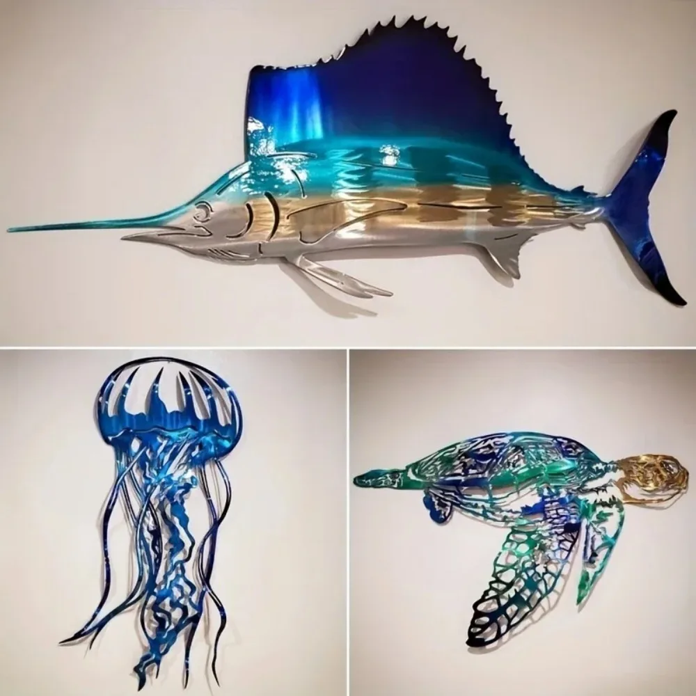 CIFBUY Metalen wandkunst Zwaar - Art Craft Jellyfish recensie en prijs