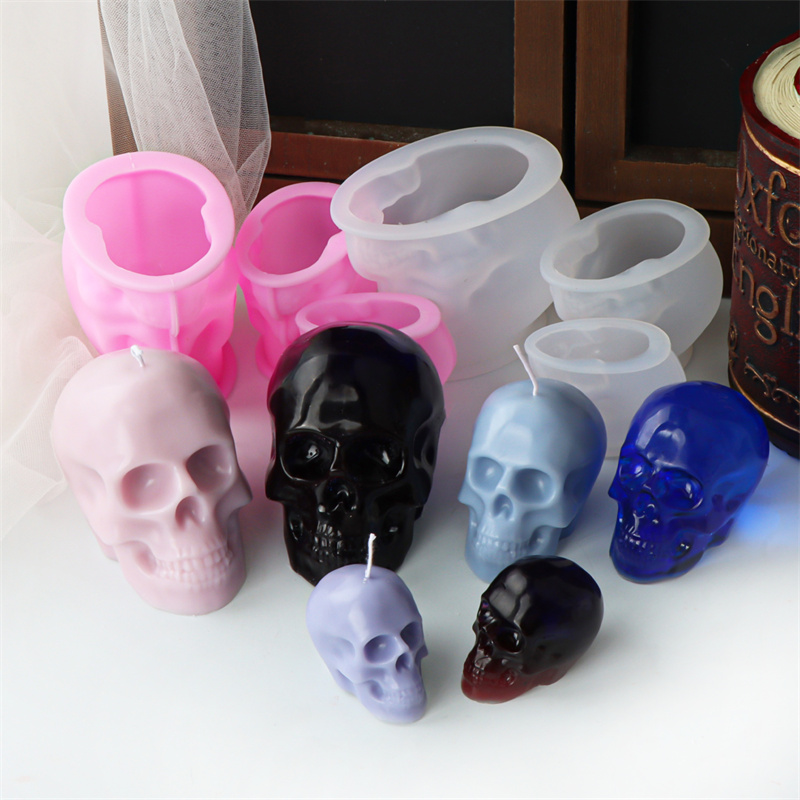 Witte en roze schedel kaars ma - Art Craft Holiday recensie en prijs