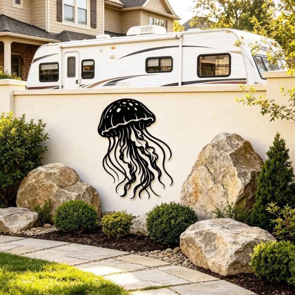 CIFBUY Metalen wandkunst Kwall - Art Craft Jellyfish recensie en prijs