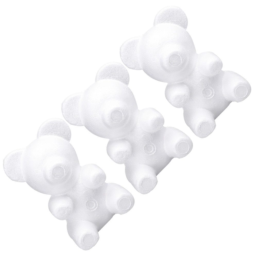 3 stuks schuimberen-vormige kn - Art Craft Project recensie en prijs