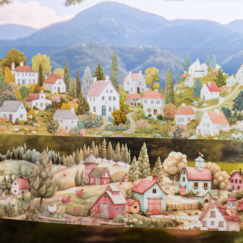 6 rollen 6 cm x 200 cm Village - Art Craft Notebook recensie en prijs