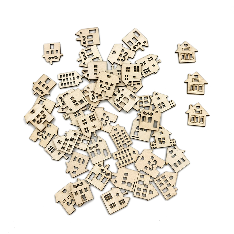 50 stuks ongeverfde houtplakke - Art Craft For Preschool recensie en prijs