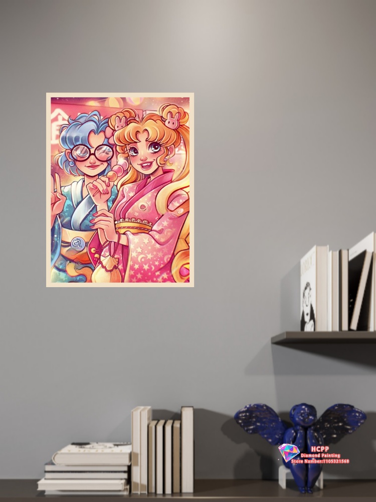 Heks zus paar diamant schilder - Unique Art Craft recensie en prijs