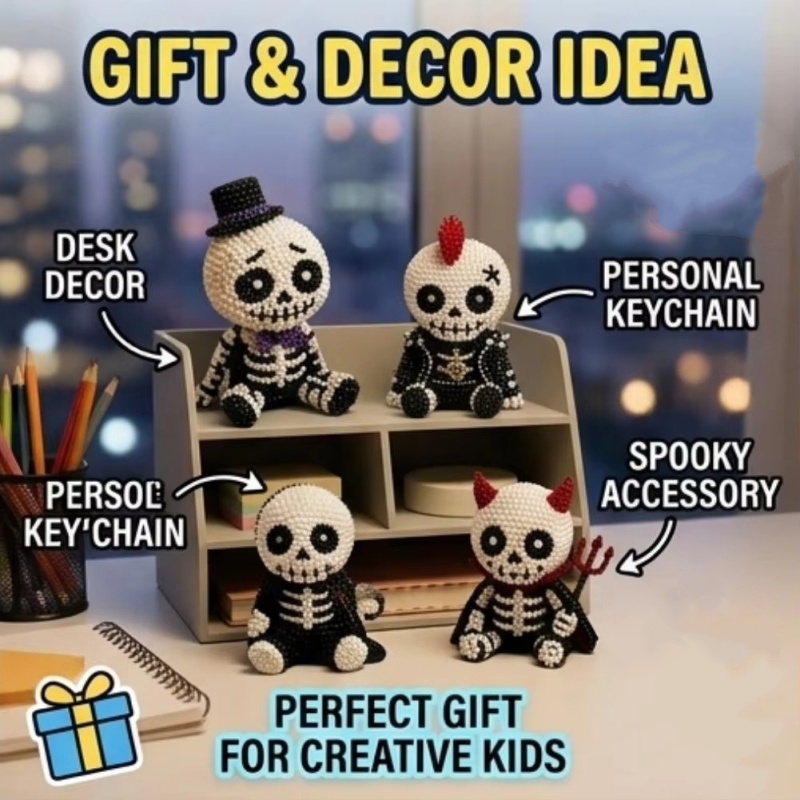 Creatieve 3D kralen schedel DI - Art Craft Holiday recensie en prijs