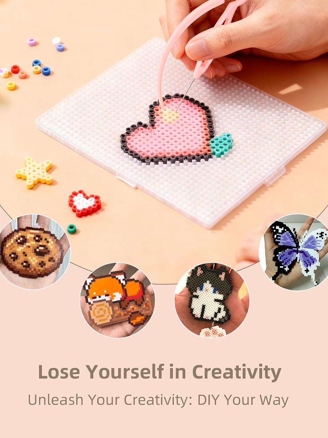 Fuse Beads Kit-Easy DIY-96 kle - Art Craft Usa recensie en prijs