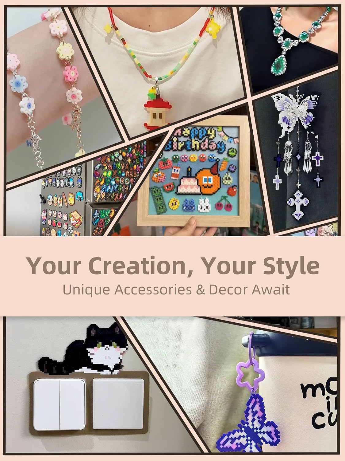 Fuse Beads Kit-Easy DIY-96 kle - Art Craft Usa recensie en prijs